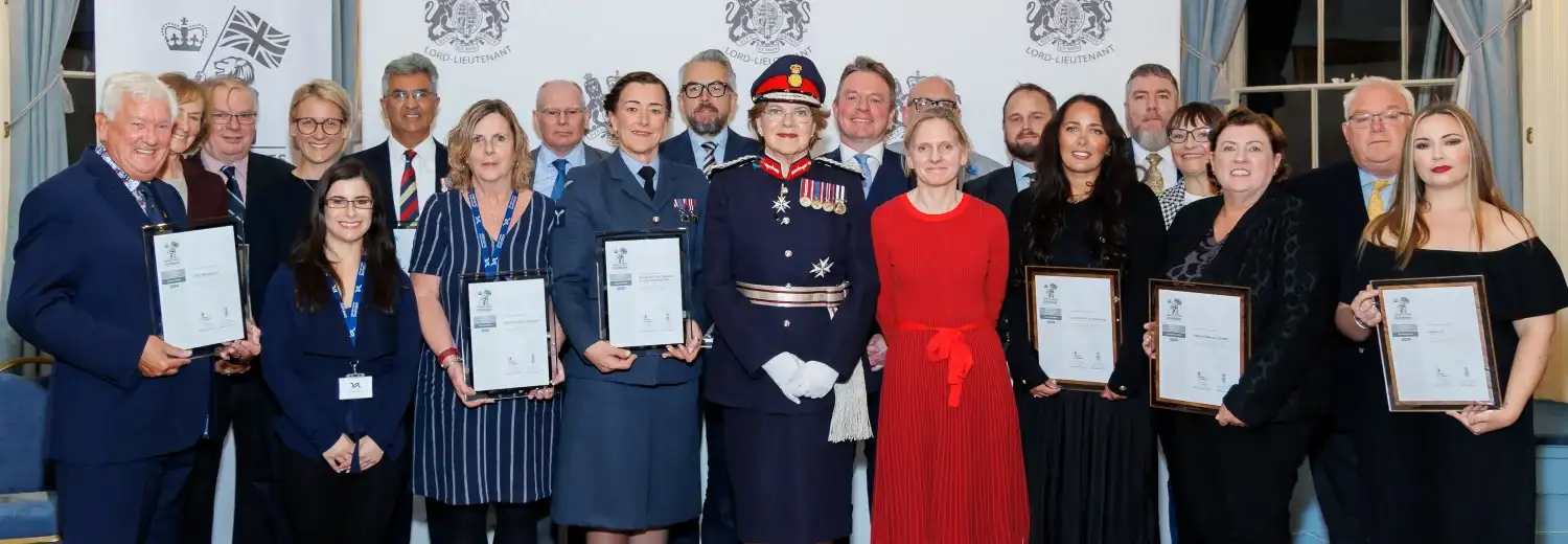 Proud To Collect Our Silver Award