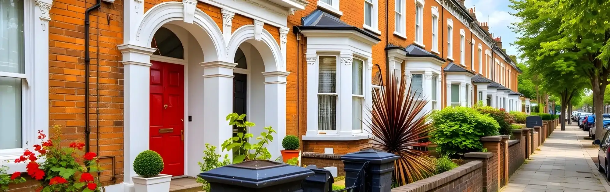 Terraced Row of Houses - Exterior